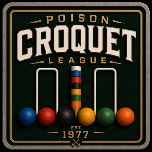 Poison Croquet League Logo